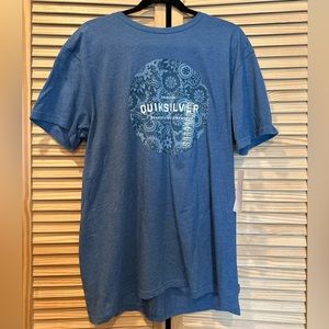 Quicksilver Mens blue t-shirt size large